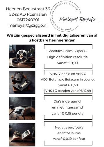 Digitalisatie van uw herinneringen, onze zorg. beschikbaar voor biedingen