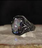 Ring (Handgemaakt) - kleurrijk - Maat 8, Ophalen of Verzenden, Zo goed als nieuw, 20 of groter, Heer