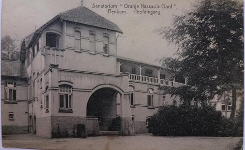 Briefkrt Hoofdingang Sanatorium Oranje Nassau's Oord-Renkum., Verzamelen, Ansichtkaarten | Nederland, Gelopen, Gelderland, 1920 tot 1940