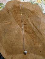 Zilver ketting collier met hart hartje ketting hanger nieuw, Met hanger, Verzenden, Nieuw, Zilver