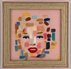 Portret Marilyn abstract met lijst, Ophalen of Verzenden