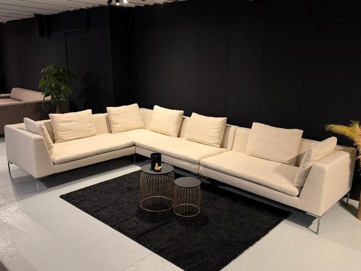 B&B Italia Charles, Huis en Inrichting, Banken | Bankstellen, Zo goed als nieuw, Hoekbank, Overige maten, 300 cm of meer, 150 cm of meer