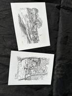 Pentekeningen Moordrecht, Antiek en Kunst, Ophalen of Verzenden