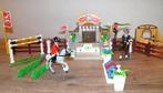 Playmobil Paarden Springwedstrijd set 5242. En extra stal., Ophalen of Verzenden, Zo goed als nieuw, Complete set