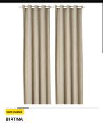 IKEA BIRTNA Verduisterende Gordijnen  beige 145x300cm, Huis en Inrichting, Stoffering | Gordijnen en Lamellen, 100 tot 150 cm