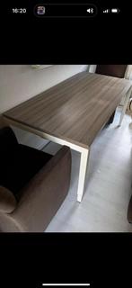 Verstelbare Tafel 80x160, Huis en Inrichting, Tafels | Eettafels, Ophalen, Kunststof, Gebruikt, 50 tot 100 cm
