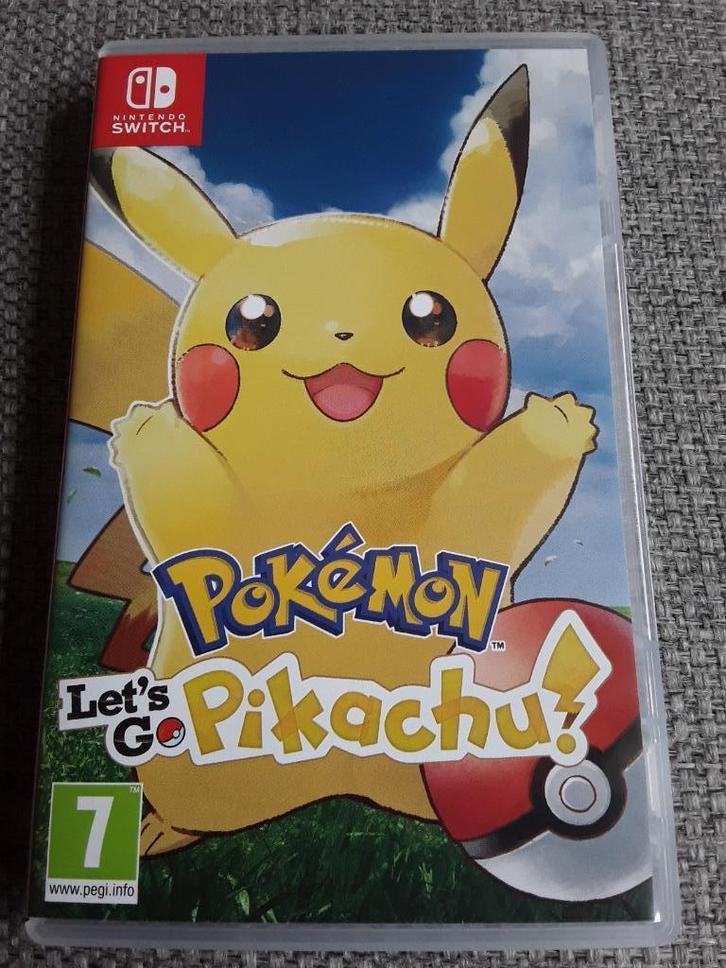 Nintendo Switch Game Pokémon Let's Go Pikachu!, Spelcomputers en Games, Games | Nintendo Switch, Zo goed als nieuw, Vechten, 2 spelers