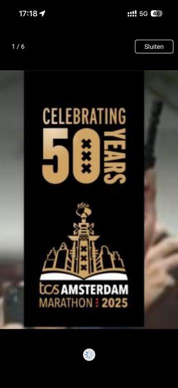 STARTBEWIJS - Halve Marathon Amsterdam beschikbaar voor biedingen