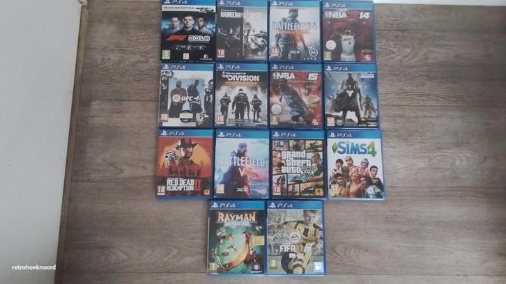 Diverse Playstation 4 games UPDATE 22/09, Spelcomputers en Games, Games | Sony PlayStation 4, Zo goed als nieuw, Sport, 3 spelers of meer