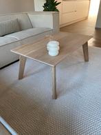 Nieuw massief eiken rechthoekige salontafel, industrieel, Huis en Inrichting, Tafels | Salontafels, Ophalen, Modern, nieuw, industrieel