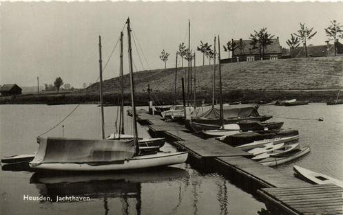 Heusden, Jachthaven - boten - gelopen, Verzamelen, Ansichtkaarten | Nederland, Gelopen, Overijssel, 1920 tot 1940, Verzenden