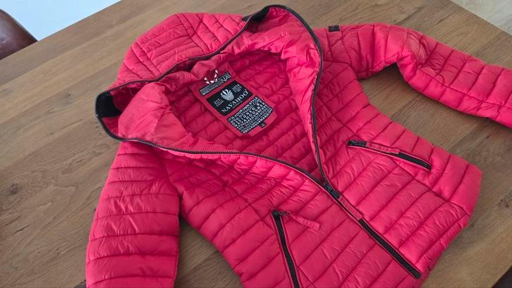 Rode winterjas / tussenjas van Navahoo maat XS, Kleding | Dames, Jassen | Winter, Zo goed als nieuw, Maat 34 (XS) of kleiner, Rood