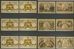 Schleiz 6 x 50 Pf 1921 Notgeld Noodgeld 6 Biljetten r-188 jd, Postzegels en Munten, Bankbiljetten | Europa | Niet-Eurobiljetten