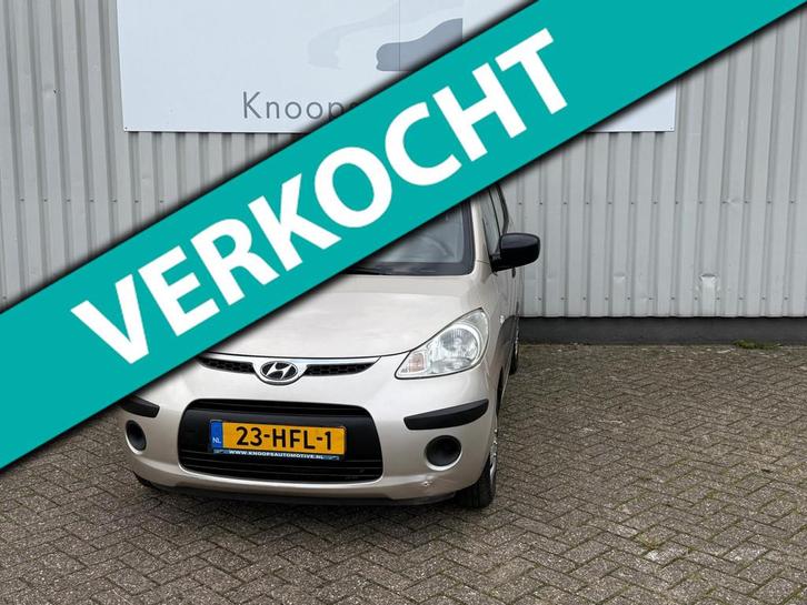 Hyundai I10 1.1 Active 5 Deurs Apk 11/2026, Auto's, Hyundai, Bedrijf, Te koop, i10, ABS, Centrale vergrendeling, Elektrische ramen