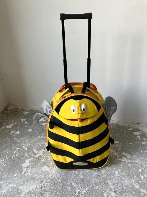 Samsonite trolley en rugzakje, Sieraden, Tassen en Uiterlijk, Koffers, Zo goed als nieuw, Overige materialen, Uitschuifbare handgreep