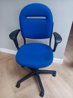 Bureaustoel, Ophalen, Zo goed als nieuw, Blauw, Bureaustoel
