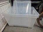 SAMLA Bak met Deksel - 130L, Huis en Inrichting, Woonaccessoires | Kisten, Ophalen, Kunststof, Gebruikt, 50 tot 100 cm