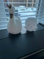 Leuke lampjes: Zwaan & Spook, Kunststof, Gebruikt, Wit, Ophalen of Verzenden