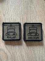2x RNLaf Embleem/Badge, Ophalen of Verzenden, Luchtmacht, Nederland, Embleem of Badge