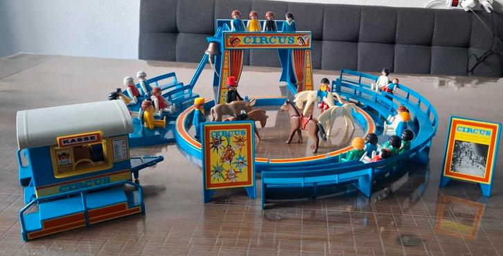 Retro Playmobil Circus, Kinderen en Baby's, Speelgoed | Playmobil, Gebruikt, Complete set, Ophalen of Verzenden