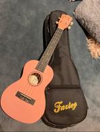 Ukelele fazley roze met tas en evtueel draagband, Ophalen of Verzenden, Zo goed als nieuw, Overige typen