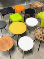 Vintage krukjes retro krukken design stool kruk bijzetkruk, Huis en Inrichting, Krukjes, Ophalen, Overige materialen, Gebruikt