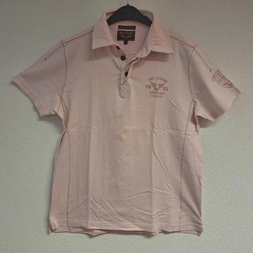 PME Legend heren poloshirt km, licht roze, L beschikbaar voor biedingen