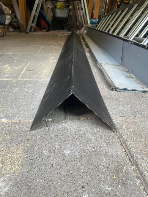 8x 3 meter windveer staal zwart NIEUW! 14 cm breed, Doe-het-zelf en Verbouw, Metalen, Nieuw, Aluminium, Ophalen