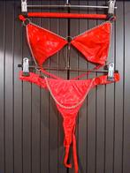 Lak lingerieset, Kleding | Dames, Verzenden, Zwart, BH