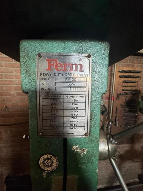 zware kolomboormachine, Doe-het-zelf en Verbouw, Gereedschap | Boormachines, Gebruikt, Kolomboormachine, 600 watt of meer, Ophalen