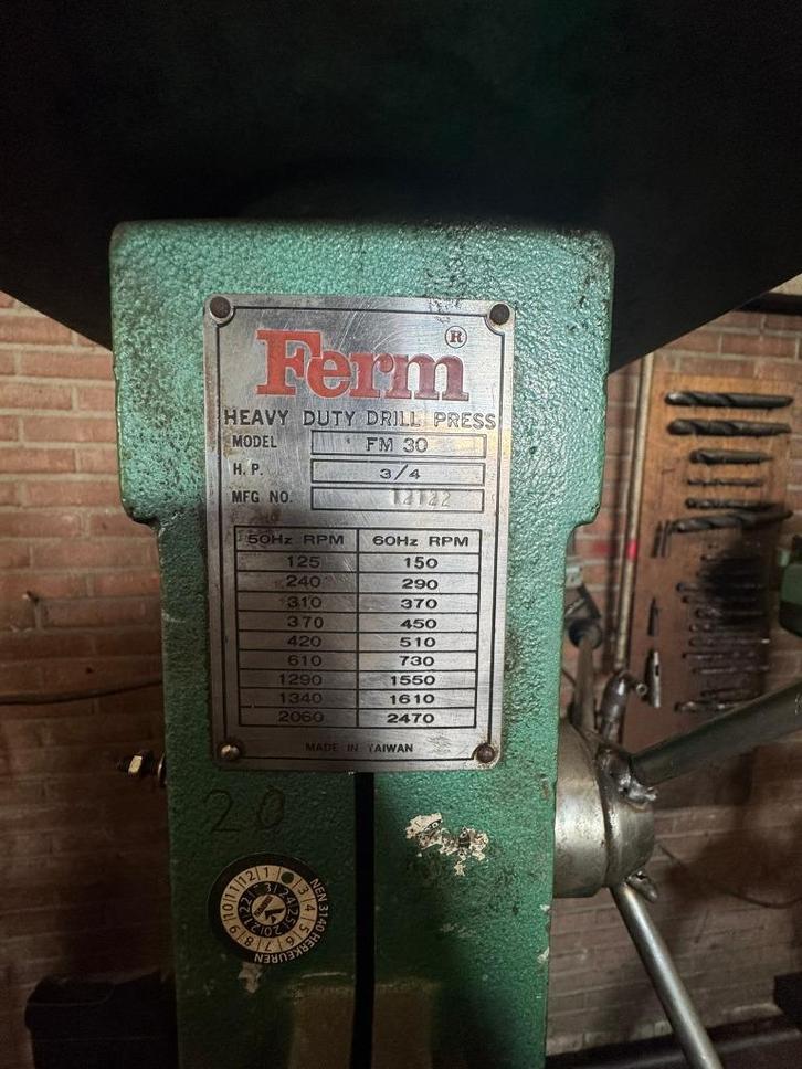 zware kolomboormachine, Doe-het-zelf en Verbouw, Gereedschap | Boormachines, Gebruikt, Kolomboormachine, 600 watt of meer, Ophalen