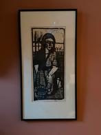 Fon Klement houtsnede, Ophalen of Verzenden