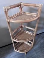 Vintage rotan etajere van bamboe, Huis en Inrichting, Woonaccessoires | Etagères, Ophalen, Zo goed als nieuw