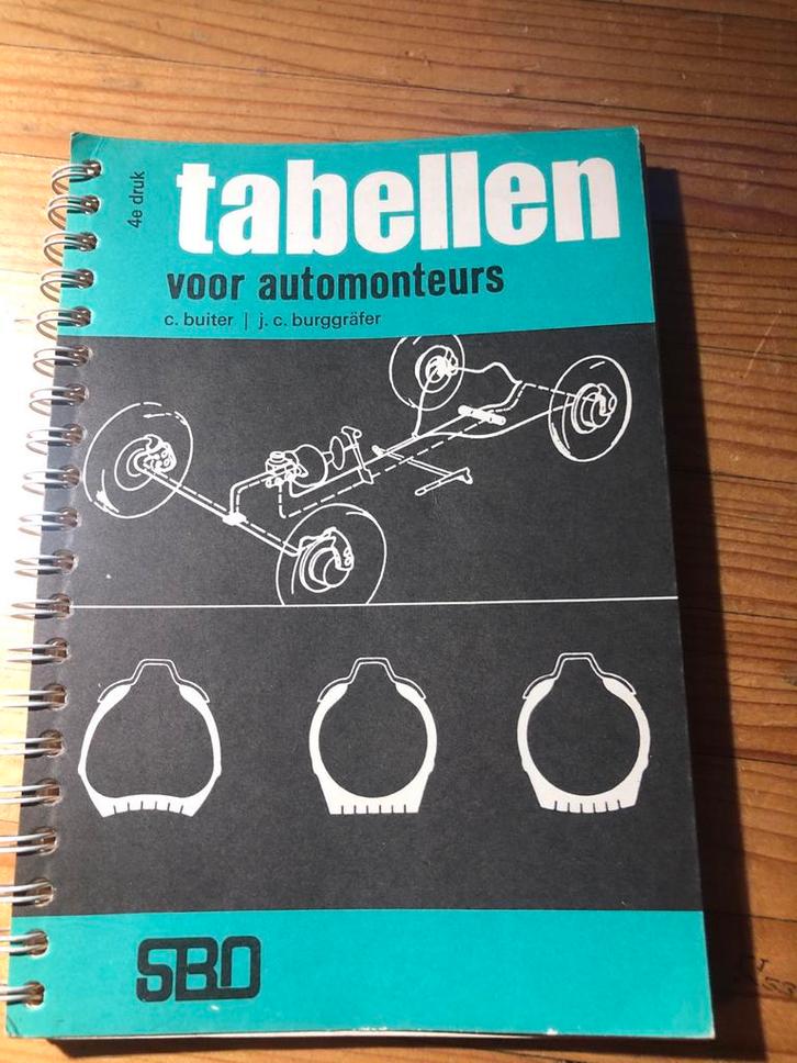 Tabellen voor Automonteurs - Handboek 1973, Boeken, Auto's | Boeken, Gelezen, Algemeen, Ophalen of Verzenden