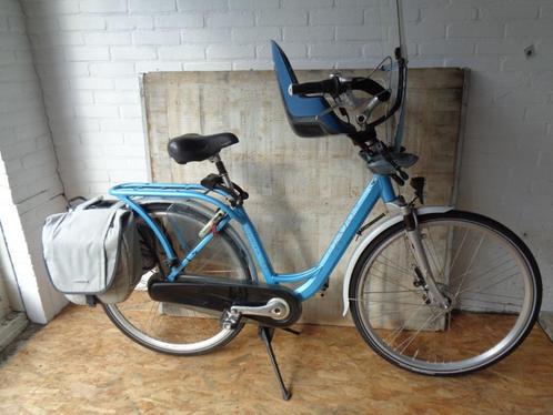 SPARTA AMAZONE  € 275.00, Fietsen en Brommers, Fietsen | Dames | Moederfietsen, Gebruikt, Sparta, 50 tot 53 cm, 2 zitjes, Dubbele standaard
