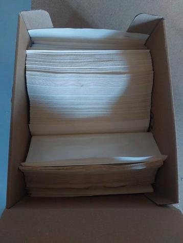 Paklijst envelopen beschikbaar voor biedingen