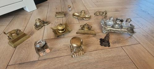 Antieke inktpotje / inktstel / inkt set te koop., Antiek en Kunst, Antiek | Kantoor en Zakelijk, Ophalen of Verzenden