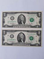 2x2 dollar 2013 usa ongebruikt kk f.13.4, Postzegels en Munten, Bankbiljetten | Amerika, Ophalen of Verzenden, Noord-Amerika