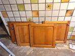 Jaren 70 frontjes keuken., Doe-het-zelf en Verbouw, Hout en Planken, Ophalen, Gebruikt, Minder dan 25 mm, Plank