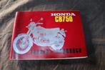 Honda CB750 K2 1972 motorrad fahrer handbuch CB 750 SOHC, Ophalen of Verzenden, Honda