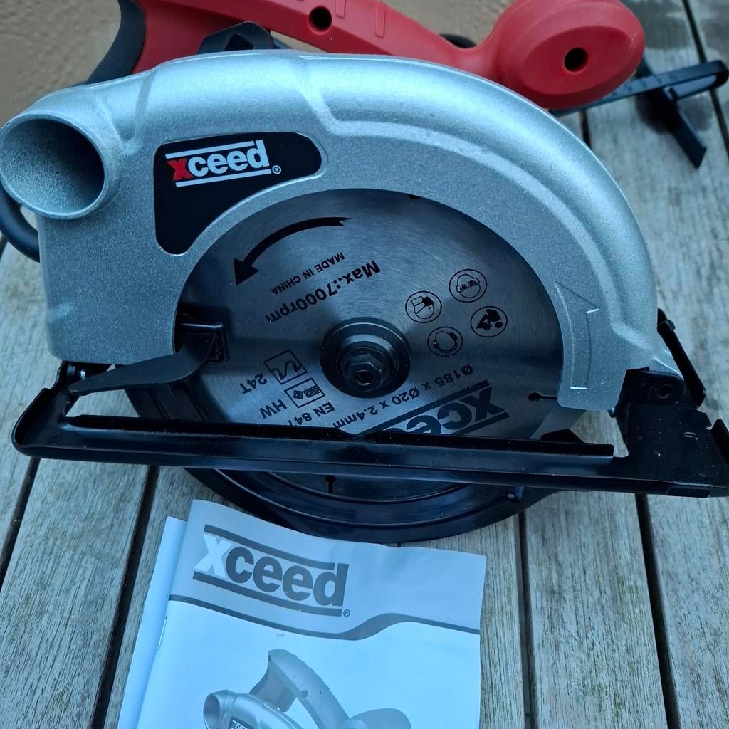 Nieuwe cirkelzaag in doos, Cirkelzaag, Nieuw, Ophalen of Verzenden, 30 tot 70 mm