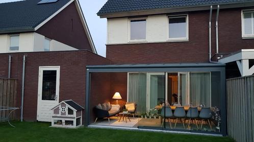 Verasol Aluminium Veranda glazen dak met spotjes en glaswand, Tuin en Terras, Overkappingen, Gebruikt, Veranda, Ophalen