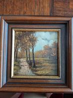 Twee Leuke Schilderijtjes 21x21, Antiek en Kunst, Kunst | Schilderijen | Klassiek, Ophalen