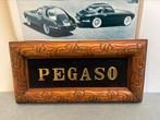 Reclame bordje Pegaso 1950’s, Ophalen of Verzenden