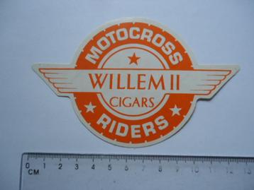 sticker oud Motorcross WILLEM II 2 sigaar sigaren Riders  beschikbaar voor biedingen