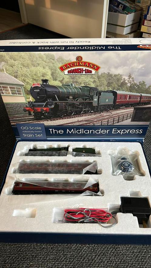 Bachmann Engelse Treinset ‘The Midlander Express’, Hobby en Vrije tijd, Modeltreinen | Overige schalen, Zo goed als nieuw, Treinset