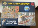 Kaasmarkt en Skûtjesilen 2x 1000st v Haasteren, Ophalen of Verzenden, 500 t/m 1500 stukjes, Nieuw, Legpuzzel