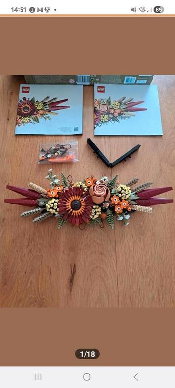 Lego Icons Bloemenboeket 10314 Compleet  beschikbaar voor biedingen