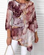 Top Sophia Bordeaux (44-52), Verzenden, Nieuw, Rood, Shirt of Top