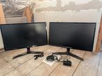 LG 24MP59G-P 24 inch Gaming Monitor - 75Hz (2stuks), Gaming, Gebruikt, IPS, Full HD